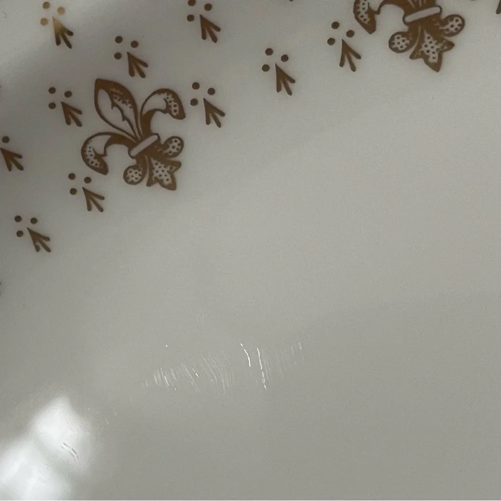 Fleur De Lys Gold Dinner Plate by Spode